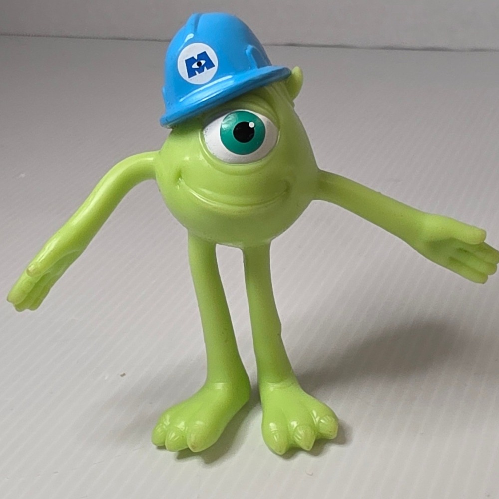 Disney Pixar Mike Wazowski‎ Figure Small Green Good Kellogg Co Cereal Toy